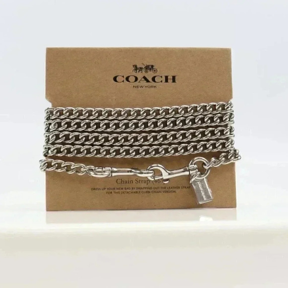 F31126 Shoulder Crossbody 45 3/4" Chain Strap - Picture 2 of 9